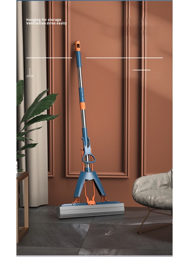 Dreamons link Absorbent PVA Mop Sponge Mop with Stainless Steel Telescopic Pole Extendable Handle Mopstick for Household Ofiice Cleaning | Best for Kitchen, Tiles, Multi-Surface Hard Floor - Image 3