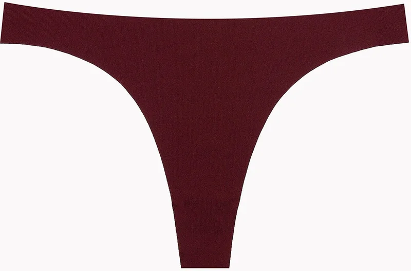 NBB Ten Burgundy Cappuccino 3-Piece Laser Cut Thong