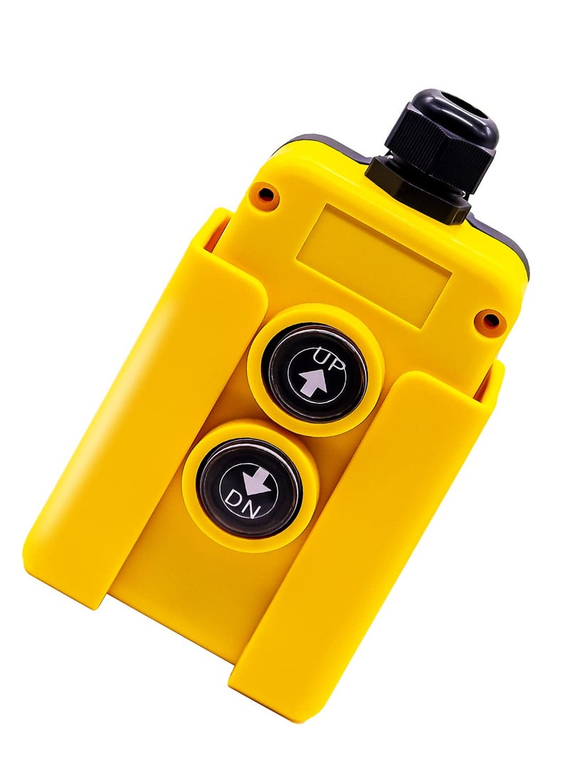 Cobest Dump Trailer Remote Control Switch, 12V DC Trailer Up and Down Control Switch, ABS Material Protective Shell, Dust-proof and Weatherproof, Magnetic Back, for Lift Gate Truck Tipper Trailer Hoist G018 - Image 1