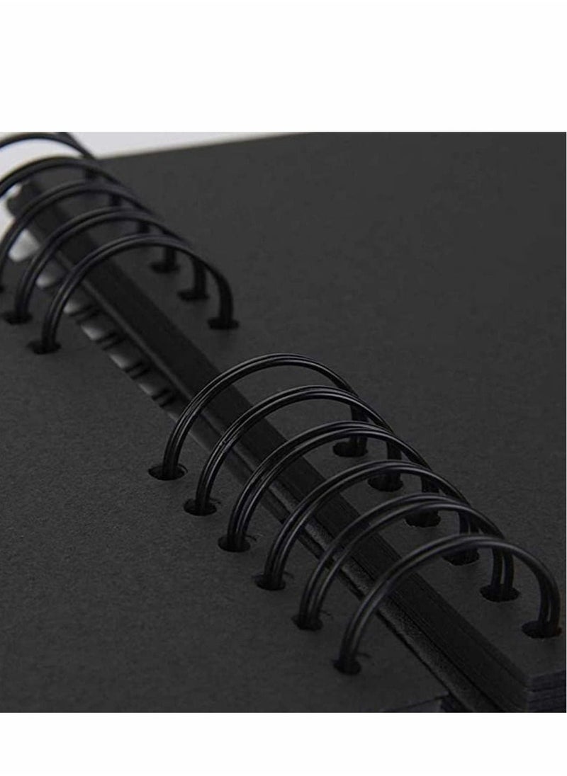 Excefore - Photo Album Scrapbook, DIY 80 Black Pages (40 Sheets) Scrap Book Memory Book Wedding Guest Book, for Mum Family Birthday - Image 1