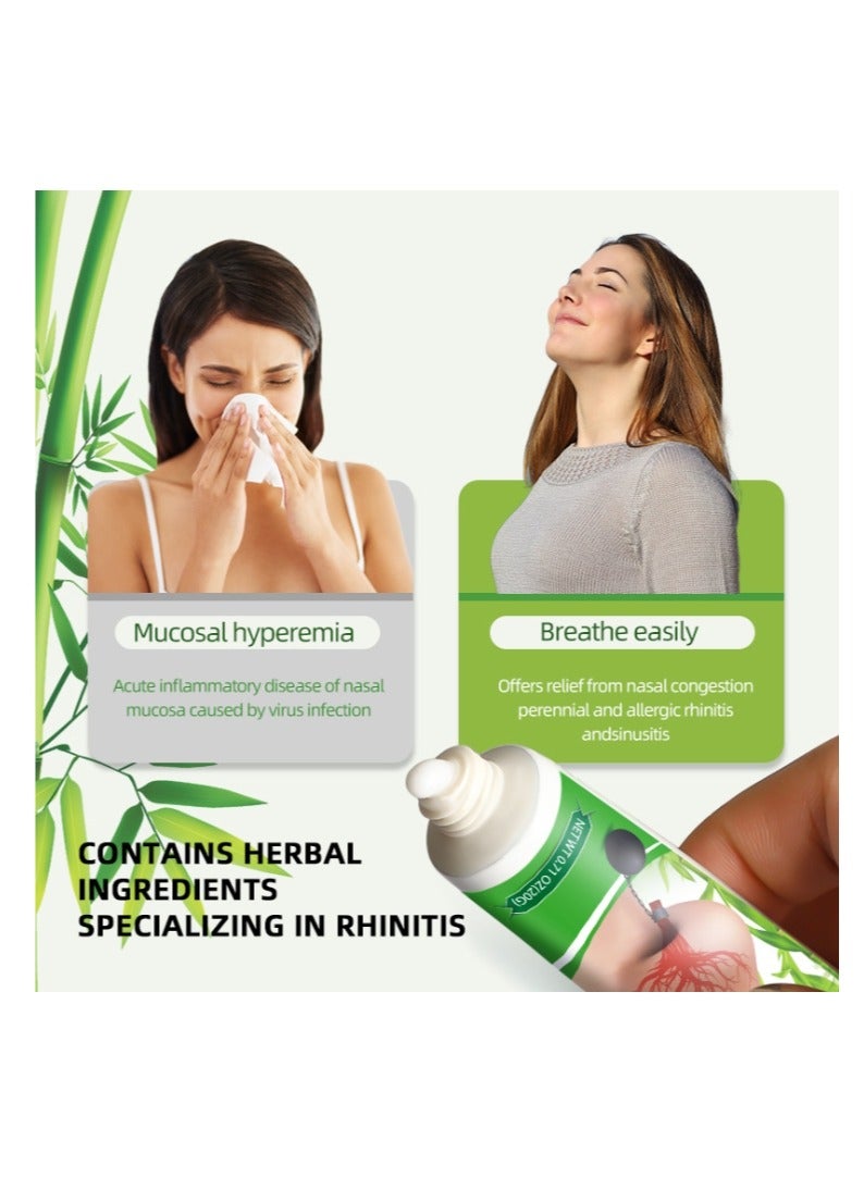 Sumifun Rhinitis Cream, Relives Nasal Allergy Symptoms,For Dry Nose, Nasal Irritation, Cracked Nose, Stuffy Nose, Allergy Relief Natural Herbal Rhinitis Cream 20g - Image 4