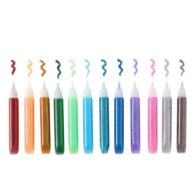 Bright Creations 72-Pack Rainbow Glitter Glue Pens (12 Colors, 0.35 Oz) for Arts, Crafts & DIY Projects - Glitter Glue for Crafts - Image 5