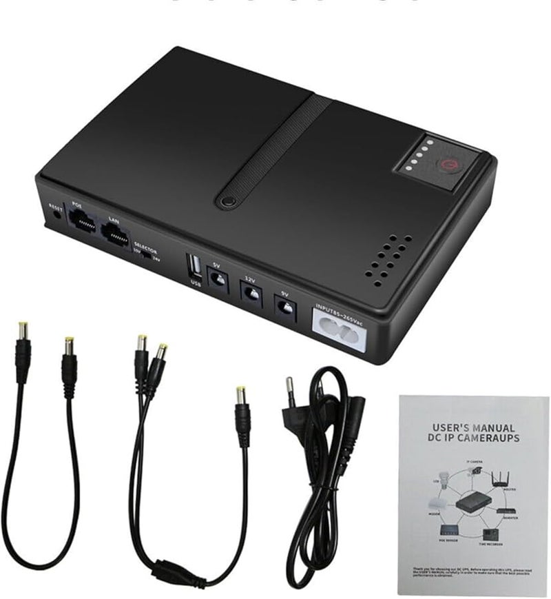 Smart UPS Battery Backup System 1018L 5V 9V 12V DC Power Supply for Router Modem EU Size - Image 1