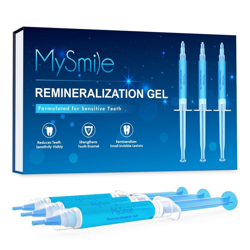 MySmile Remineralization Gel, Remineralizing Gel for Reduce Teeth Sensitivity After Teeth Whitening, Teeth Desensitizing Gel, Strengthen Tooth Enamel, Great for Sensitivity Treatment, 3ML*3PCS - Image 1