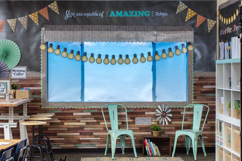 Teacher Created Resources Reclaimed Wood Better Than Paper Bulletin Board Roll (TCR77399) - Image 3