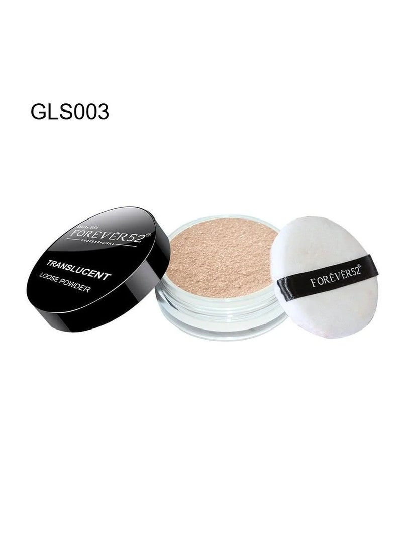 بودرة سائبة شفافة لامعة ديب بيك من فوريفر 52 - أشقر Gls003