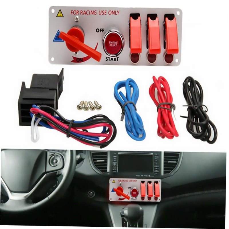 Universal Car Engine Start Push Button Ignition Switch Panel Dashboard Control Toggle - Image 4