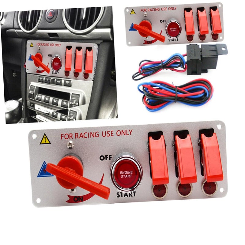 Universal Car Engine Start Push Button Ignition Switch Panel Dashboard Control Toggle - Image 5