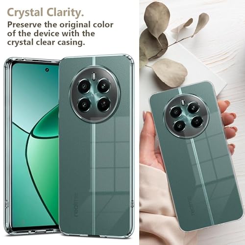 SPAZY CASE Silicone Realme Narzo 70 Pro 5G / Narzo 70 5G / Realme 12 Plus 5G / Realme P1 5G Back Cover|Protective Soft Transparent Shockproof Hybrid Protection Back Case Cover - Image 5