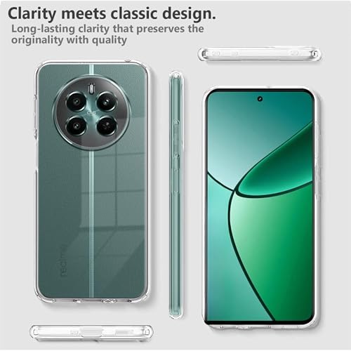 SPAZY CASE Silicone Realme Narzo 70 Pro 5G / Narzo 70 5G / Realme 12 Plus 5G / Realme P1 5G Back Cover|Protective Soft Transparent Shockproof Hybrid Protection Back Case Cover - Image 4