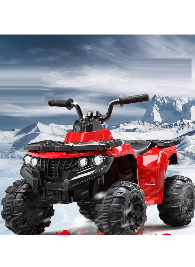 PENG GENERAL 4 Wheeler for Kids Quad, 6V5 AMP Battery Operated Electric Motorbike, Toddler Ride on 4 Wheeler Electric Car for Kids Age 3-7 Red - Image 4