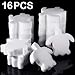 BOAO Boao 16 Pieces Creamy Oil Absorbing Scum Sponge for Hot Tub Swimming Pool and Spa (Sea Turtle-Shaped)  - Image 2