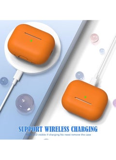 wexon Protective Shockproof Silicone Case Cover for Apple AirPods pro 2 Generation Orange  - Image 4
