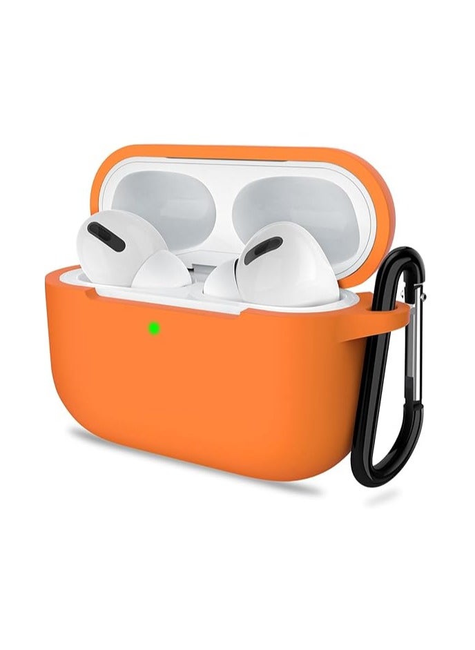 wexon Protective Shockproof Silicone Case Cover for Apple AirPods pro 2 Generation Orange  - Image 1