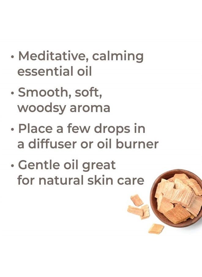 Plant Therapy Sandalwood Australian Organic Essential Oil 5 mL (1/6 oz) 100% Pure, Undiluted, Therapeutic Grade  - Image 2