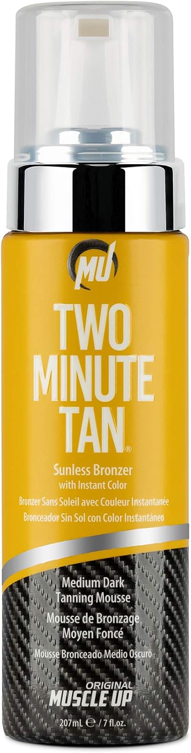 Pro Tan Two Minute Tan Sunless Bronzing Mousse New and Improved Formula Rich Moisturizers Streak Free Dries Quickly Even Coverage 7 oz