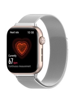 Magnetic Strap for Honor Watch5 Stainless Steel Milanese Loop for Honor Watch5 Wristband Bracelet Accessories (Silvery)
