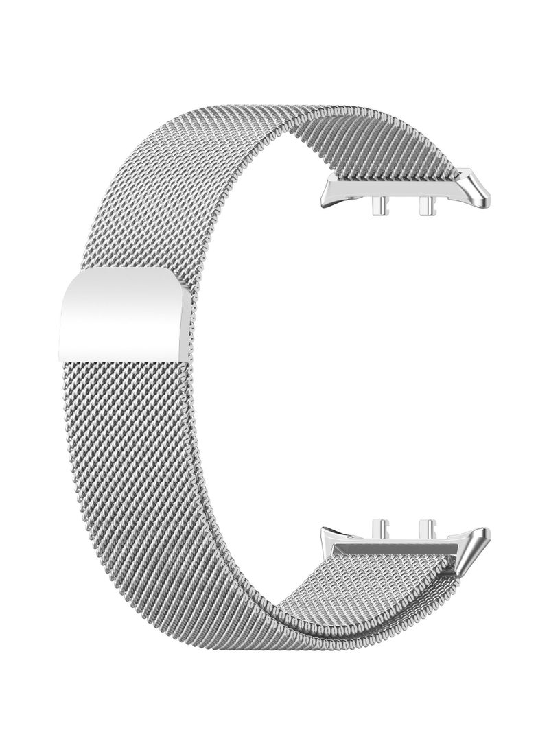 Generic - Magnetic Strap for Honor Watch5 Stainless Steel Milanese Loop for Honor Watch5 Wristband Bracelet Accessories (Silvery) - Image 1