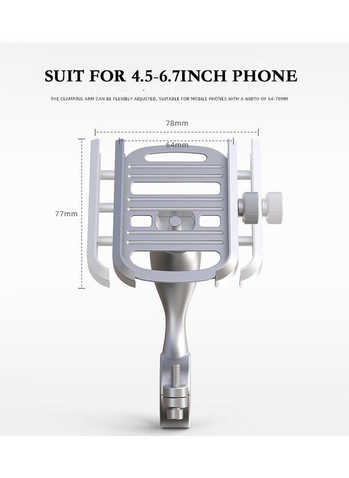 Bills - Adjustable Handlebar Cell Phone Holder,Aluminium Bike Phone Mount, Universal Mobile Holder for Bike, Motorcycle Bicycle Handlebar Cradle, Bike Phone Holder Compatible with All Phones - Image 1