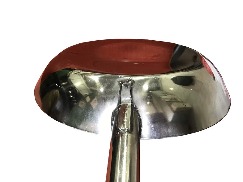 ENGARC Mild Steel Indian Fry Pan with Long Handle 14 Inches - Image 2