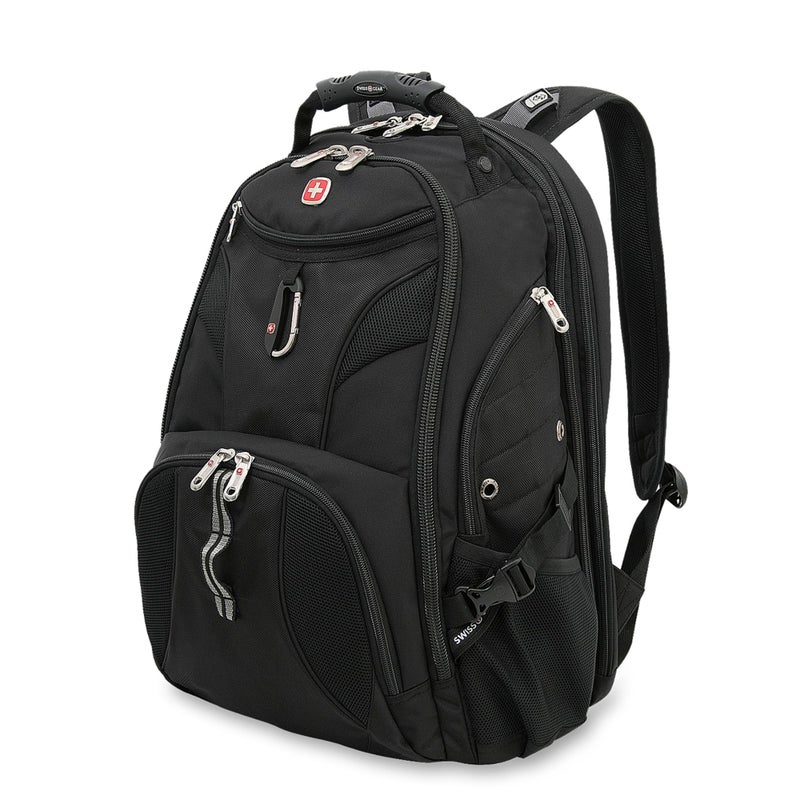 SwissGear 1900 Scansmart TSA 17 Laptop Backpack, Black, 19-Inch - Image 1