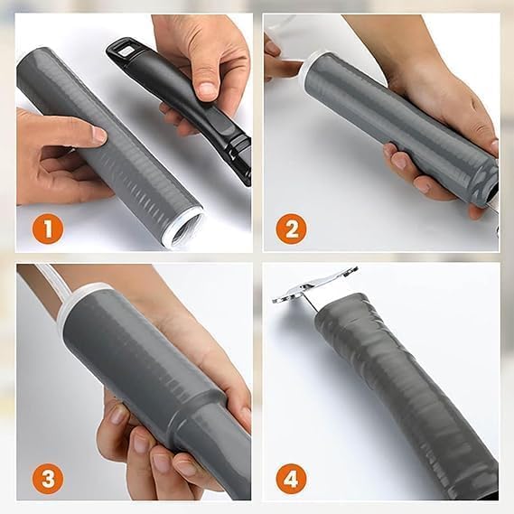 Newvent Newvent® Pot Handle Heat Silicone Cover, Pan Handle Grip Silicone Cover, Heat Insulation Cover for Pans, Cookware Non-Slip Handle Cover (Grey)(Pack of 1)  - Image 5