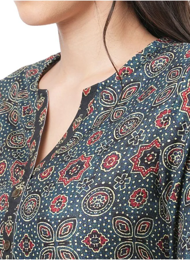 #Be Boho Kurti With Tassels