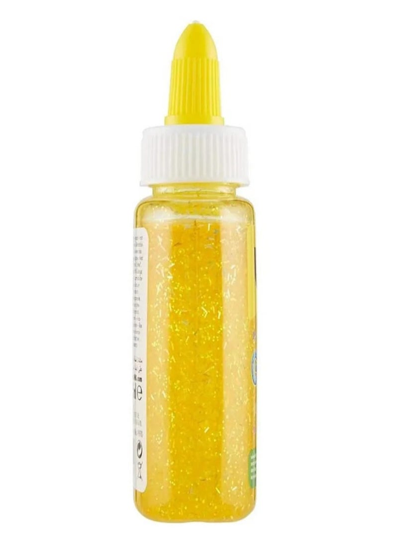 يو إتش يو صمغ جليتر أصفر زجاجة 88.5 مل - Image 3