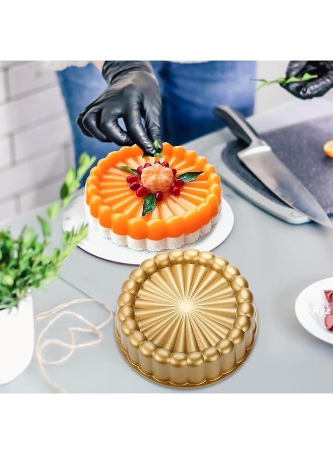 قالب كيك شارلوت جرانيت - قالب كيك شارلوت، قالب كيك من الألومنيوم، إكسسوارات مطبخ ديكور زفاف ثلاثي الأبعاد - Image 3