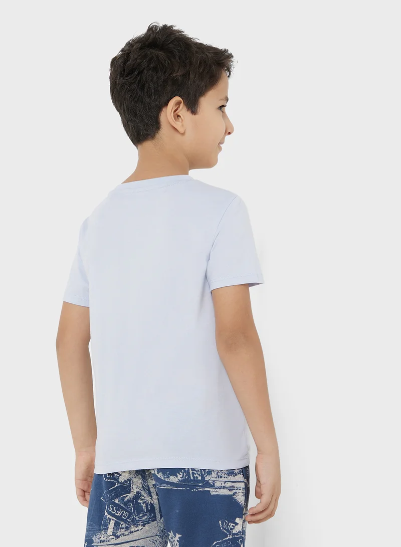جس Kids Logo T-Shirt