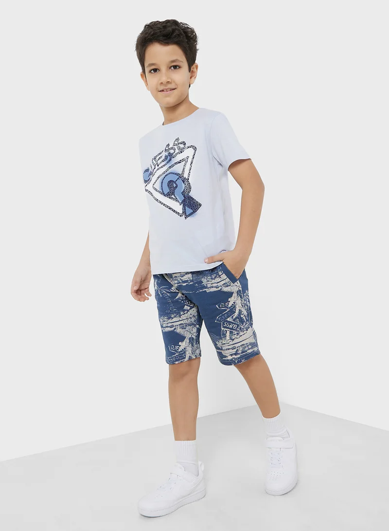 جس Kids Logo T-Shirt