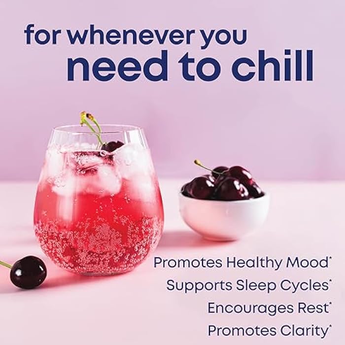 Her Own Sleepy Girl Magnesium Drink Mix, Sleep Support Powder, with Magnesium, Melatonin and Tart Cherry, Rest Supplement, Mocktail Drink Mix, Vegan, Gluten Free, Tart Cherry Flavor, 60 Servings - Image 5