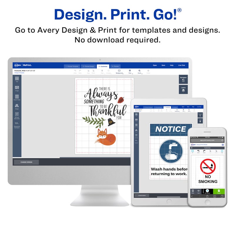 Avery White Full-Sheet Labels for Inkjet Printers with TrueBlock Technology, 8 1/2 Inch x 11 Inch, Pack of 25 (8165) - Image 5