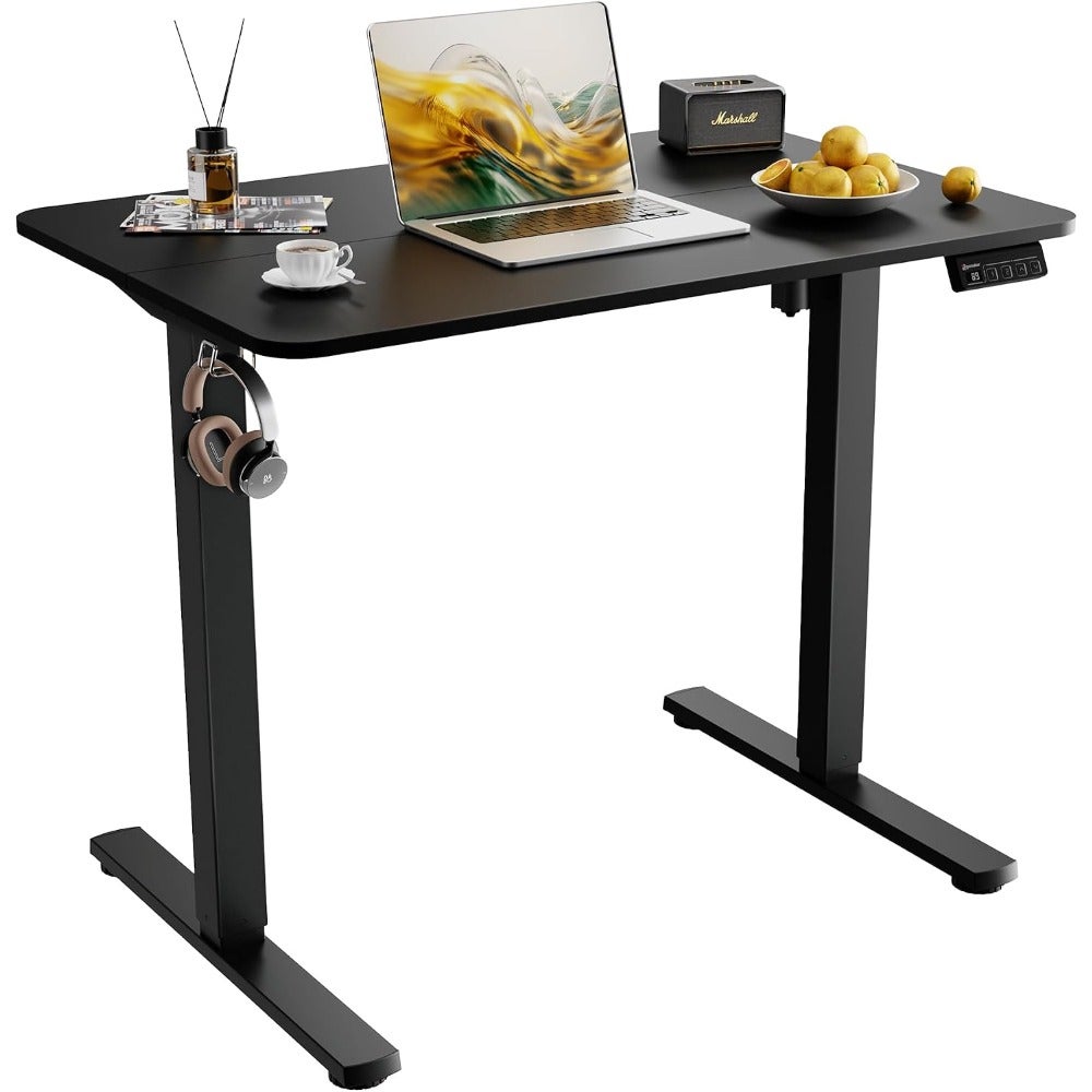 90 * 60 cm Electric Standing Desk, Adjustable Height, Sit Stand Up Desk for Home Office and Computer Workstations, Memory Controller