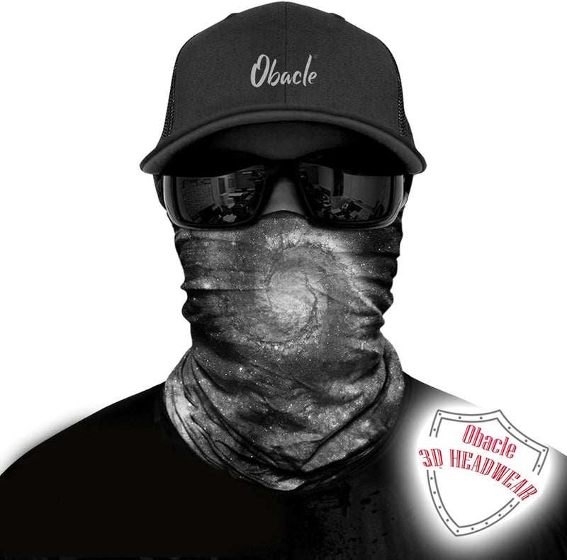 Obacle Neck Gaiter Face Mask Bandana for Dust Wind Sun Protection for Men Women - Image 2