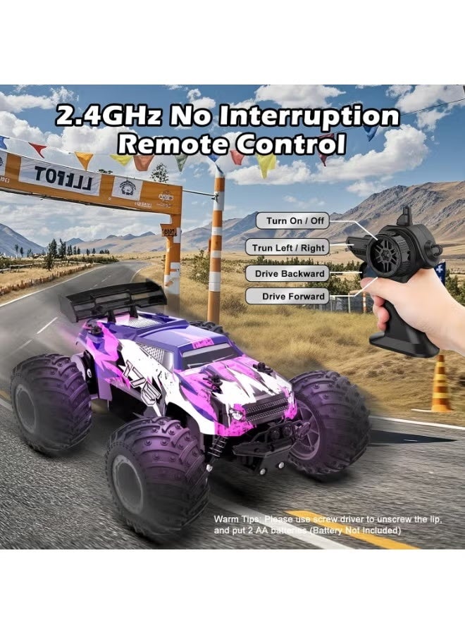 BlueFire 1:18 Scale Q175 High-Speed Offroad RC Truck – 4WD All-Terrain Remote Control Car with 20km/h Top Speed, 2.4GHz Anti-Interference System, LED Lights, Dual 3.7V Batteries, Shock-Absorbing Suspension, High-Grip Vacuum Tires, 40m Range Rock Crawler for Kids & Adults – Durable, Powerful & Adventure-Ready RC Monster Truck - Image 5