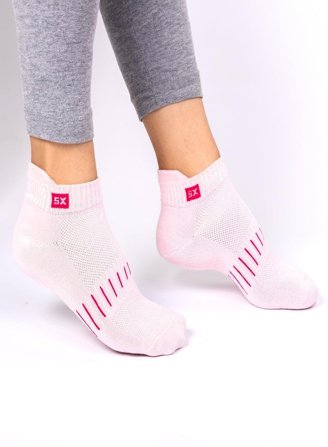 Supersox جوارب سوبرسوكس من الخيزران بطول الكاحل، متعددة الألوان للنساء مصنوعة من مواد مستدامة - رياضية أنعم من الجوارب القطنية، مضادة للروائح - مثالية للرياضة، والنادي الرياضي، والارتداء طوال اليوم (عبوة من 3 جوارب) - Image 5