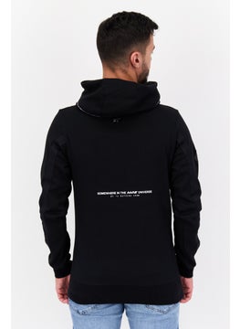 Men Hooded Graphic Long Sleeve Sweatshirt, Black - pzsku/ZC89E023A1B9071B45370Z/45/_/1737728223/78835138-f195-45ed-bba0-45ef686a313f