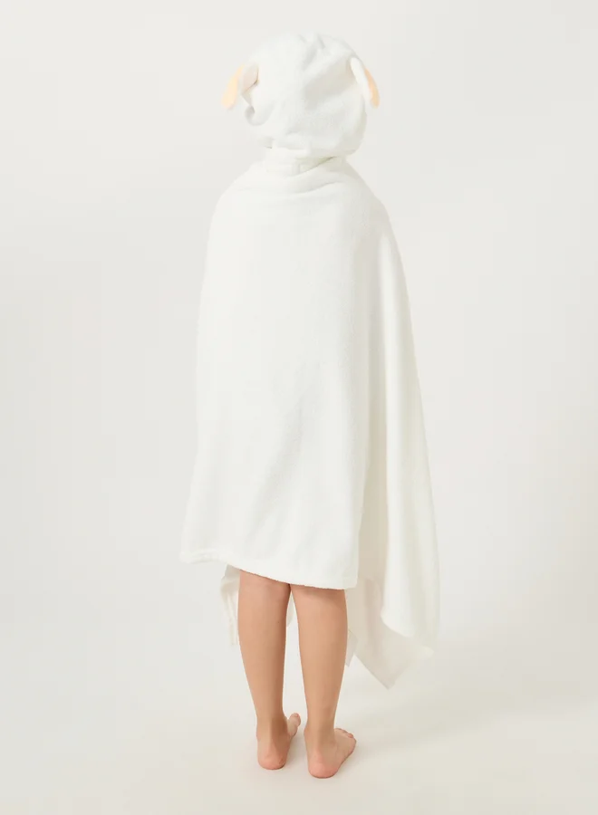 Styli Bunny Ears Asymmetric Hem Robe