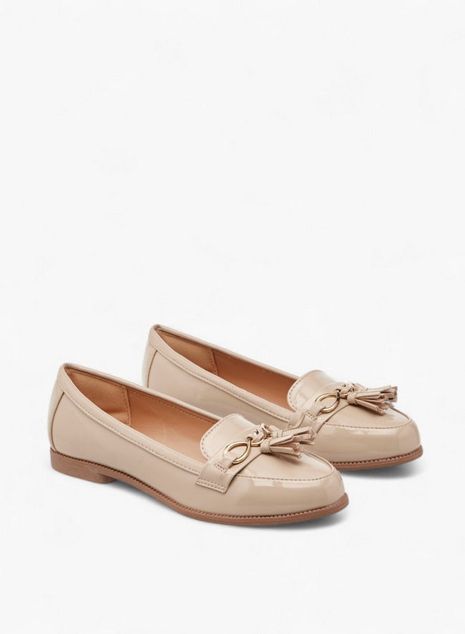 Celeste Women's Tassel Accent Slip-On Loafers - Image 1