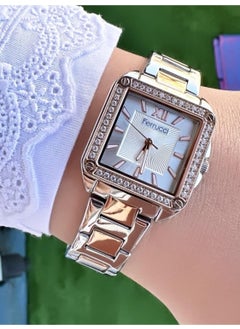 Ferrucci square Vintage Women's Metal Band Wristwatch  - Image 1