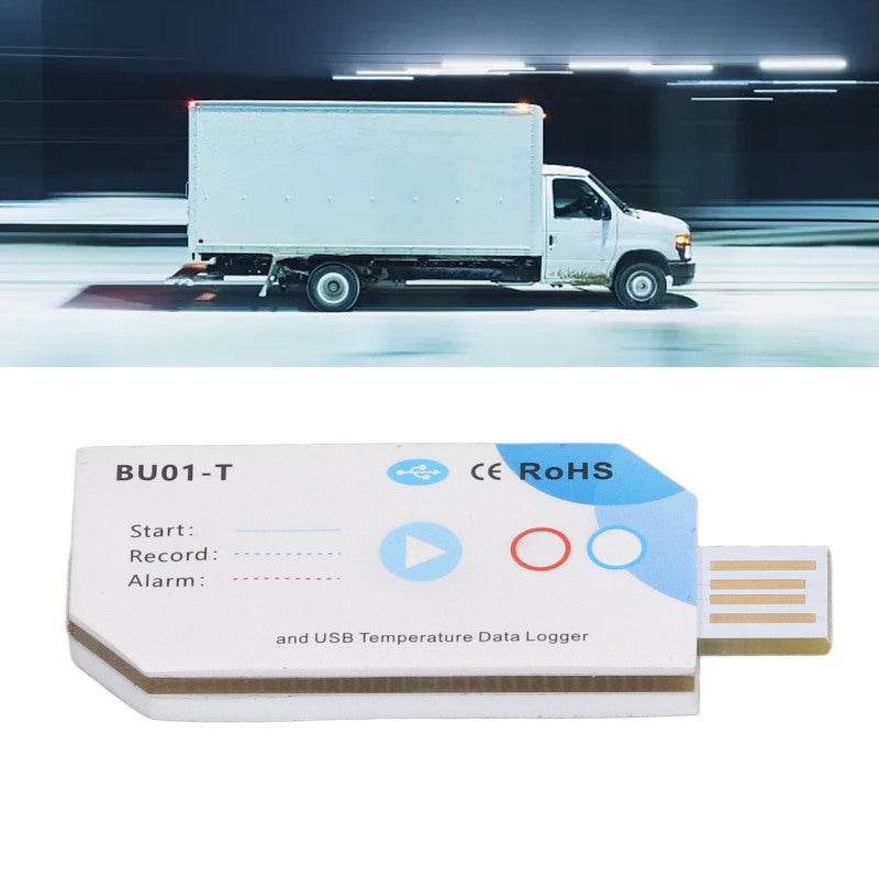 Temperature Logger: 32,000 Data Points 120-Day Recording - -30℃ To 70℃ High Accuracy, USB Connector For Direct PDF Report Generation Without Software For Warehousing Logistics Refrigerated Containers - Image 4