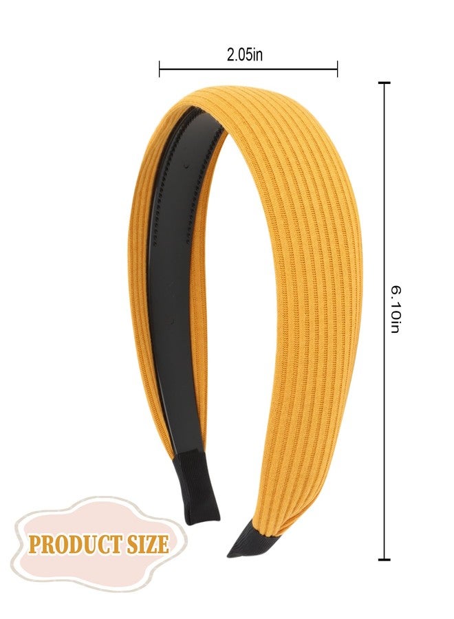 ACO-UINT 2 Pack Wide Headbands for Women, Non-slip Thick Headbands with Teeth Fashion Hair Accessories - Image 2