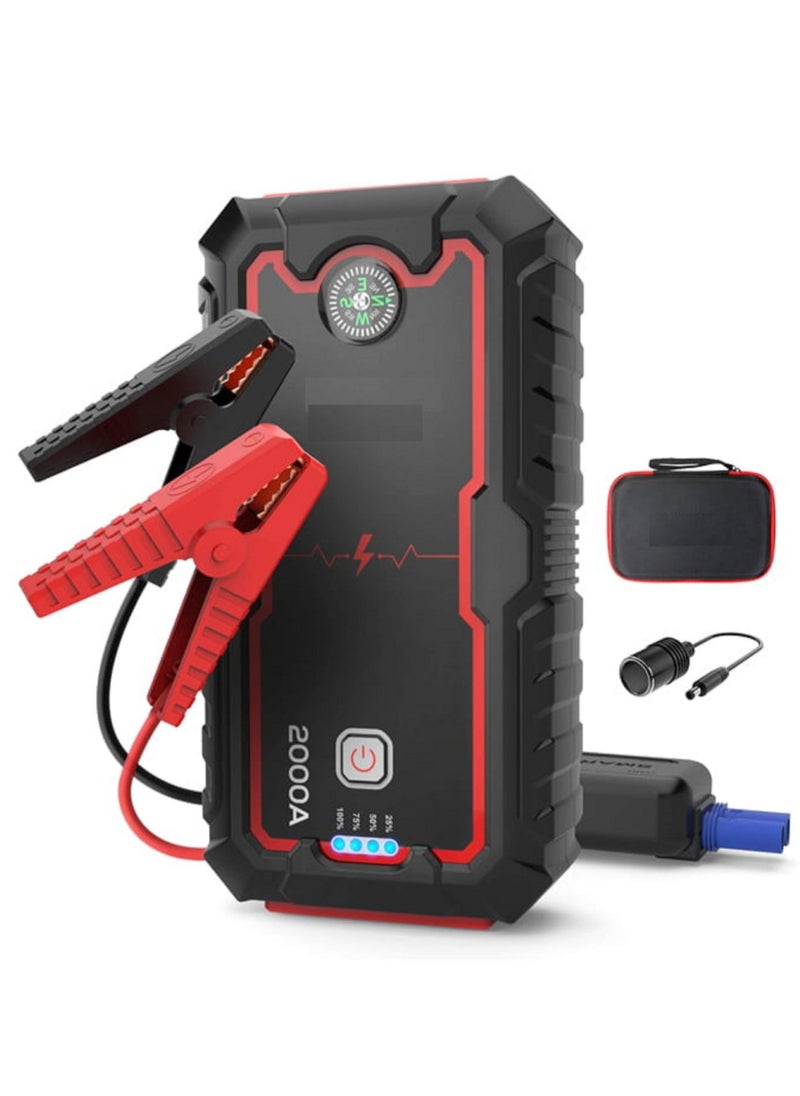 Generic Car Jump Starter 22000mAh 2000A  - Image 1