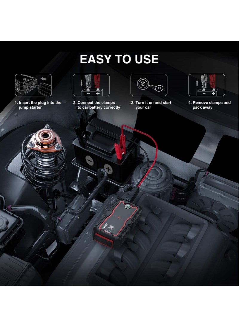 Generic Car Jump Starter 22000mAh 2000A  - Image 5