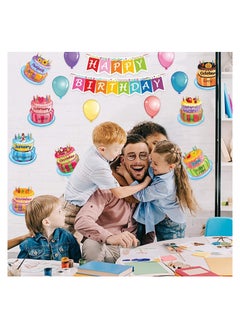 Generic BIRTHDAY Decorations Board Set 20 Pieces Cut Out  Classroom Wall Decorations Bulletin Boards Classroom Print Up to Date  - Image 5