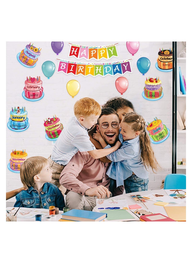 BIRTHDAY Decorations Board Set 20 Pieces Cut Out  Classroom Wall Decorations Bulletin Boards Classroom Print Up to Date  - Image 5