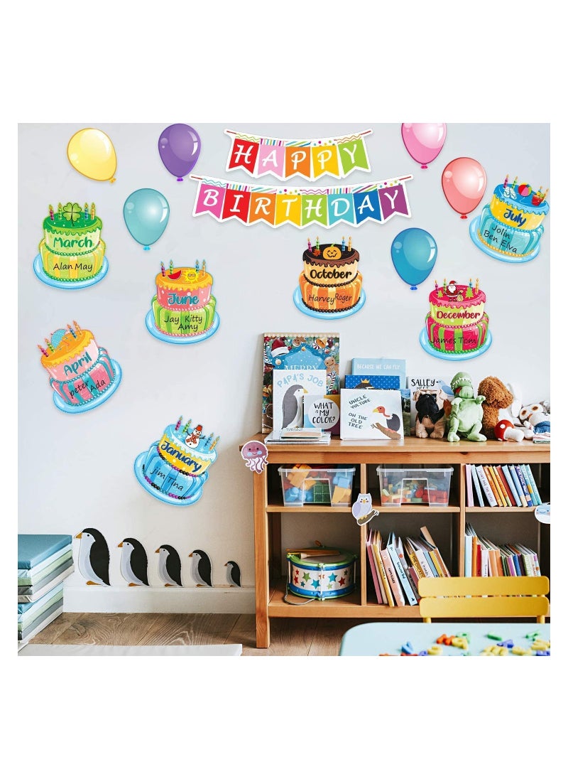 BIRTHDAY Decorations Board Set 20 Pieces Cut Out  Classroom Wall Decorations Bulletin Boards Classroom Print Up to Date  - Image 4