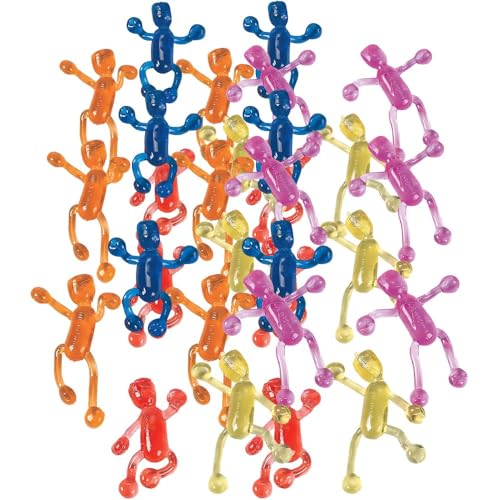 Fun Express TUMBLING STICKY MEN 4DZ Toys 48 Pieces - Image 1