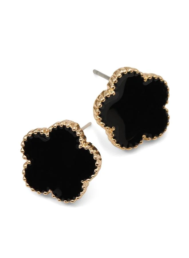 Petals Ladies Green Earrings